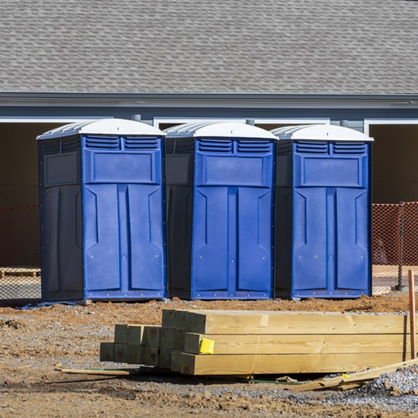 is there a specific order in which to place multiple porta potties in Watertown